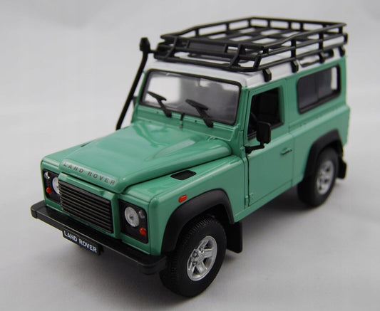 Land Rover Defender 90 Diecast Model Car Toy 1:24 Scale Collectible Welly